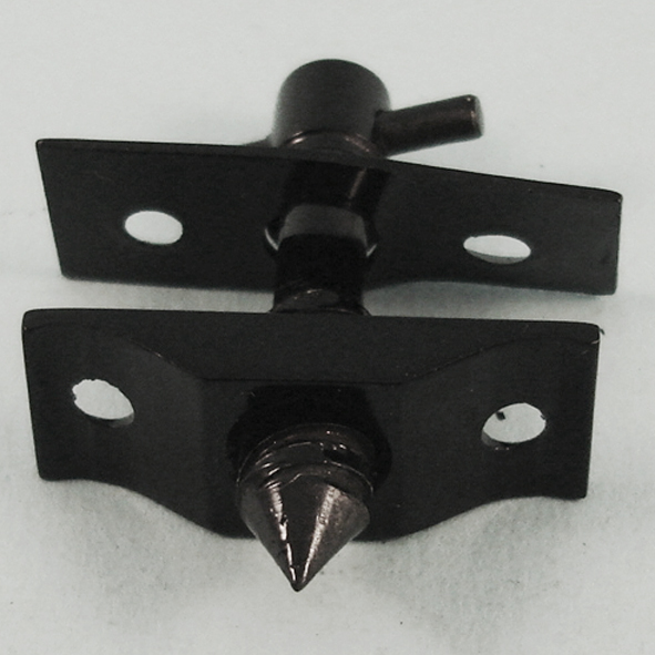 THD279/BLP • 43mm o/a • Black Polished • Tee Pattern Batten Rod Screw